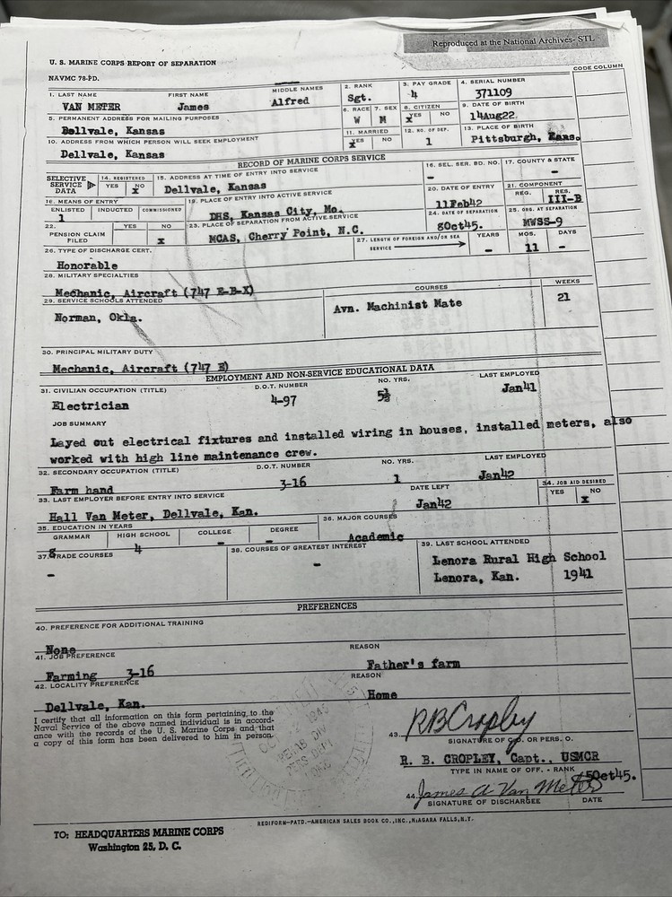 WW2 US 3rd Marine Air Wing VMF Dog Tag Grouping ID’d With Research (KB