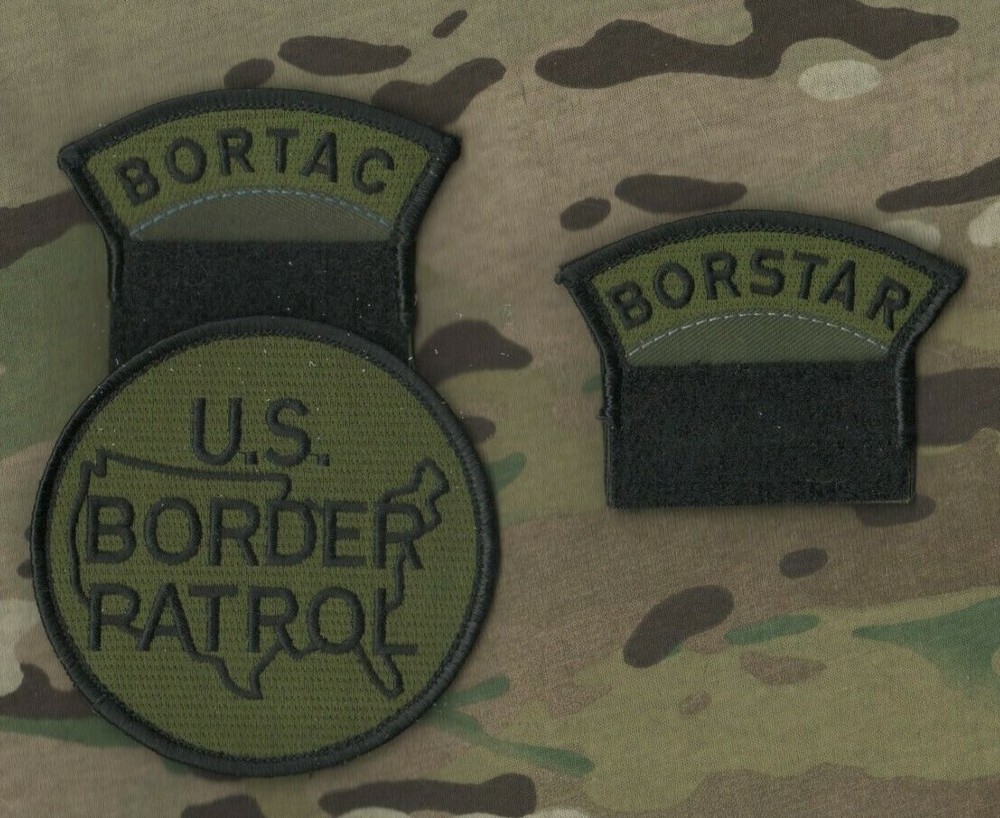 UNITED STATES BORDER SECURITY SP OPS GROUP velkrö CAMO 2-PC: BORTAC TAB + PATCH