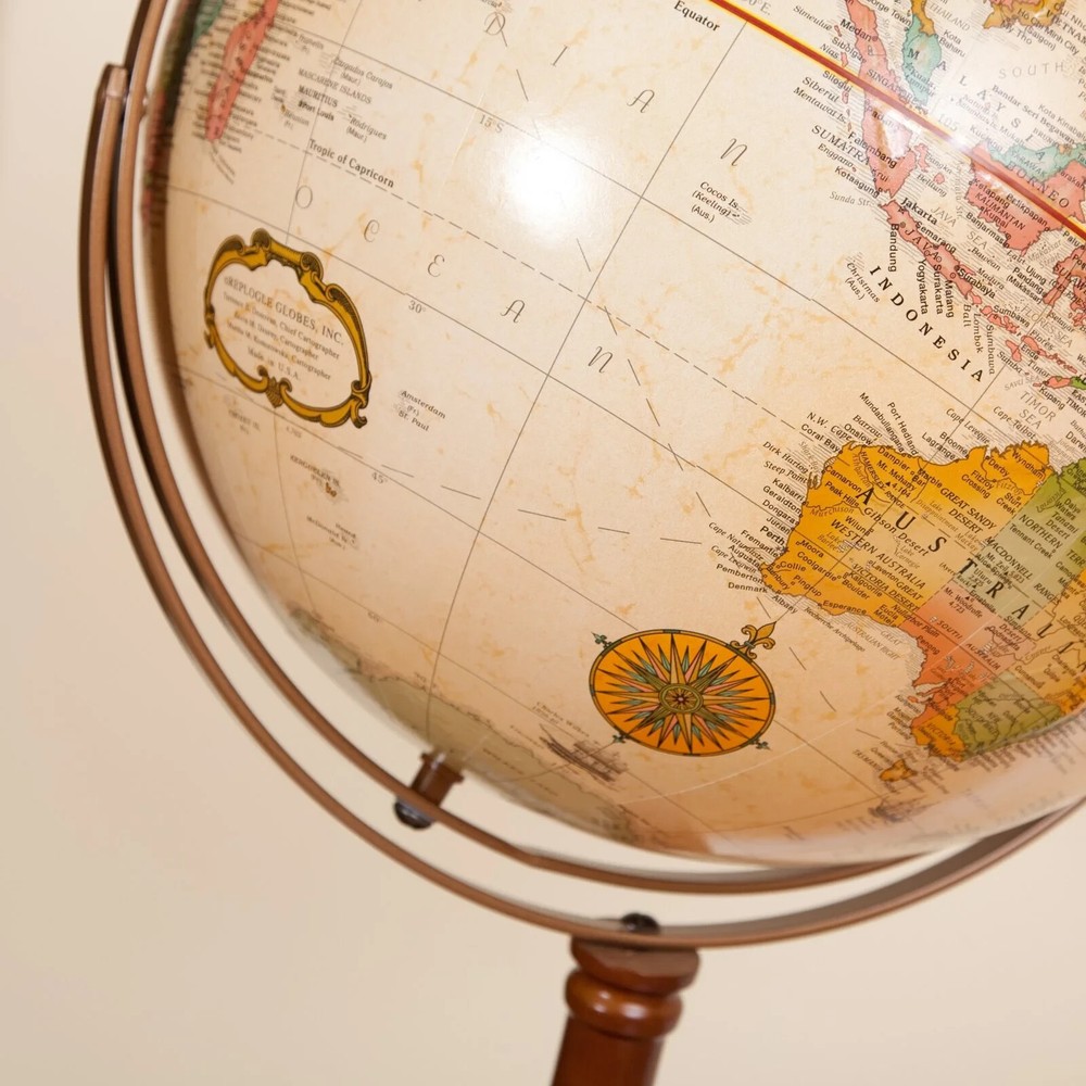 Commander Floor Standing World Globe