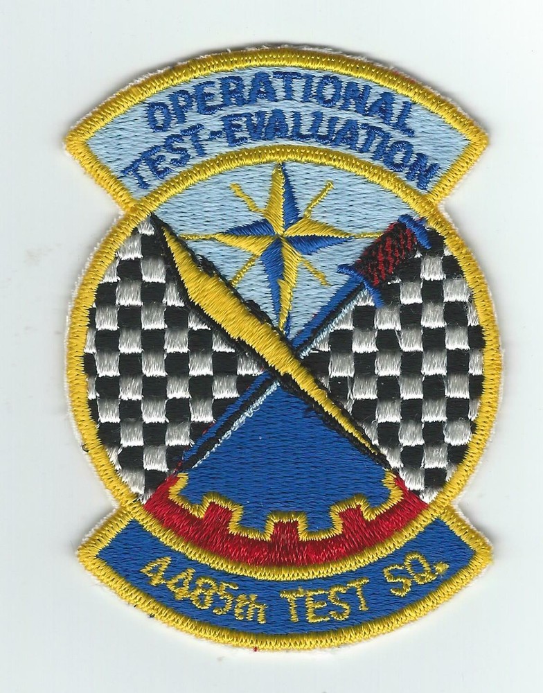 70's-80's 4485th TEST SQUADRON patch