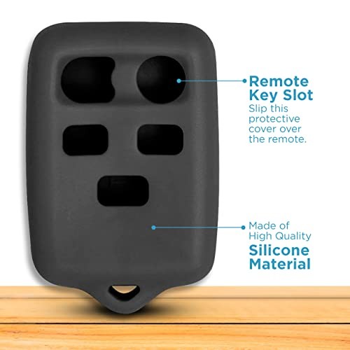 Replacement for New Silicone Cover Protective Case for 5 Button Remote Key