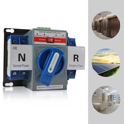 2P Mini Switch Dual Power Transfer Switch Automatic Conversion Switch Self Cast
