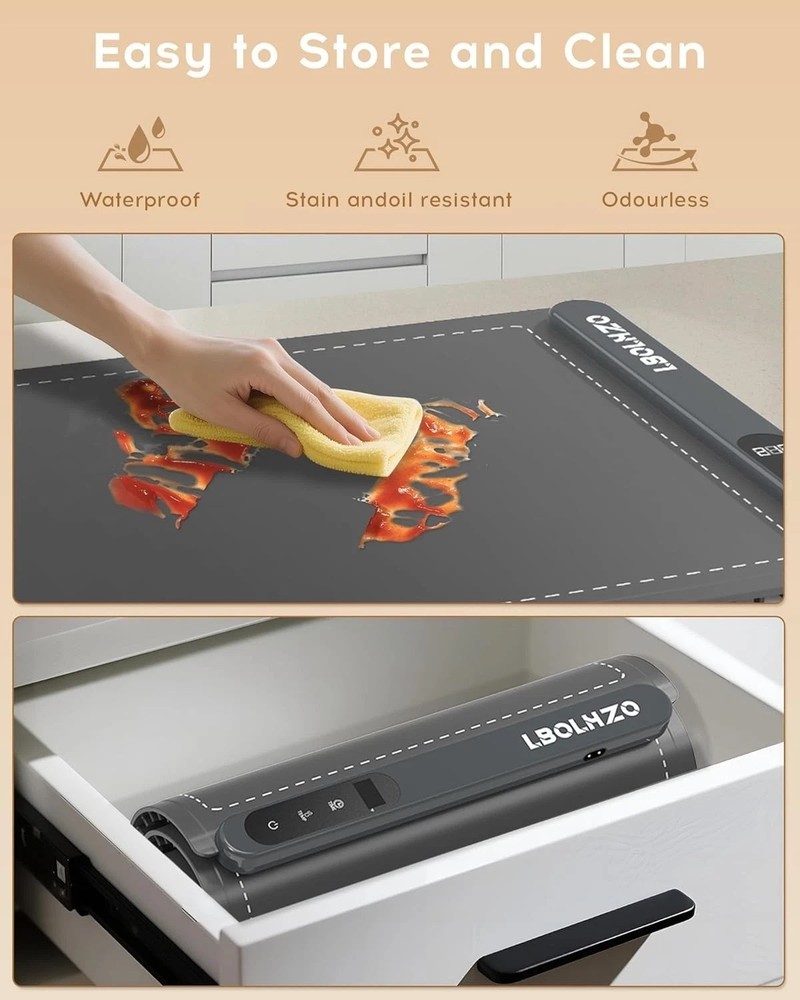 Portable 6-Level Temp Food Warming Mat