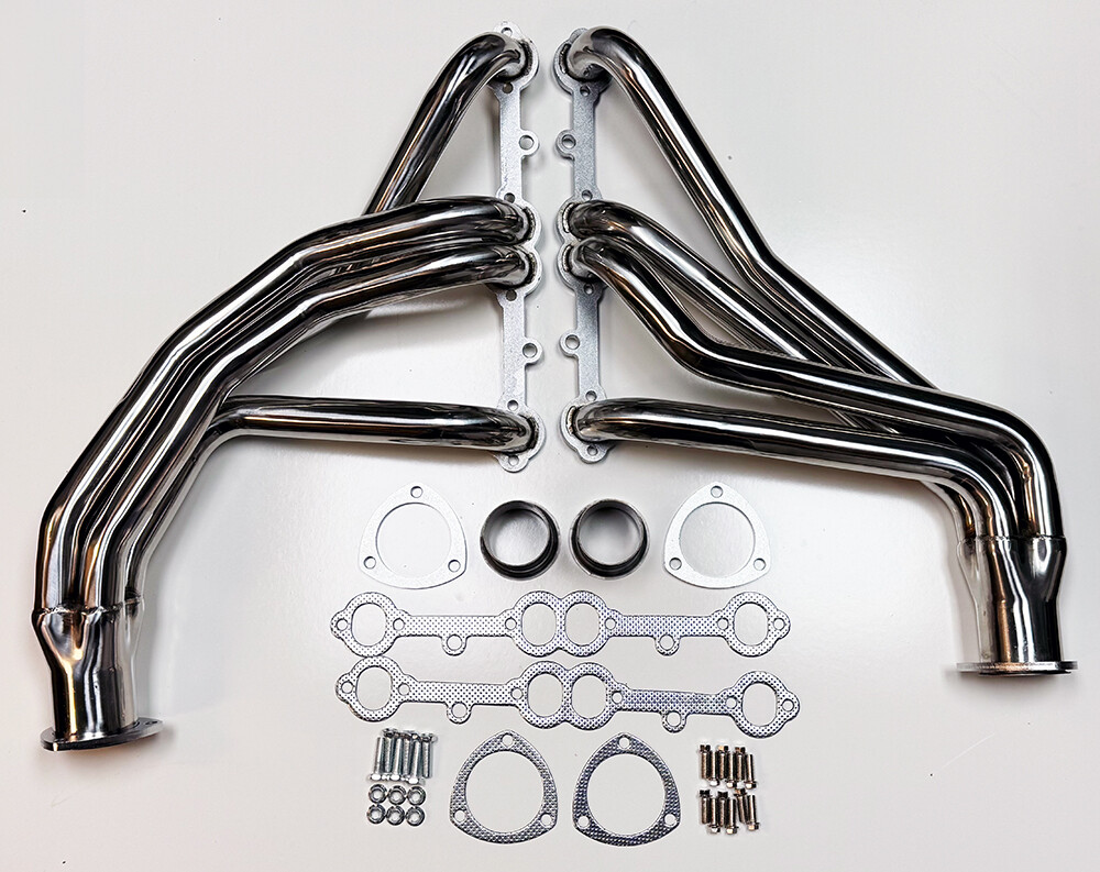 Stainless Exhaust Headers for SBC CHEVY/GMC TRUCK 66-87 C10 C20 K10 K20 305 327