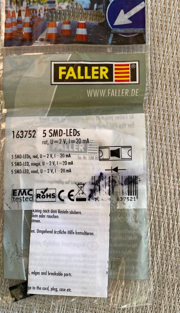 Faller 163752 5 SMD-LEDs