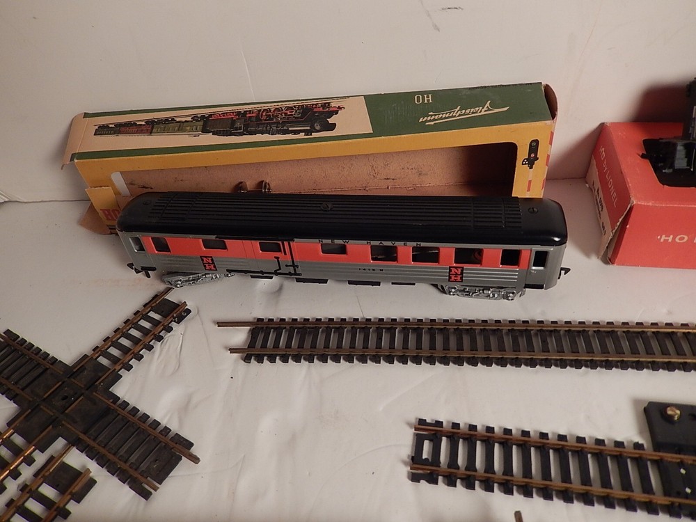 Fleischmann HO Train Set Transformer 502 & 524, 66 pcs. Assorted Track Germany