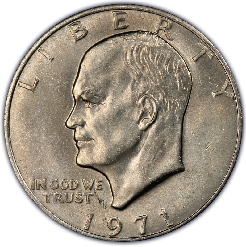 1971 P Mint State Eisenhower Dollar 1$