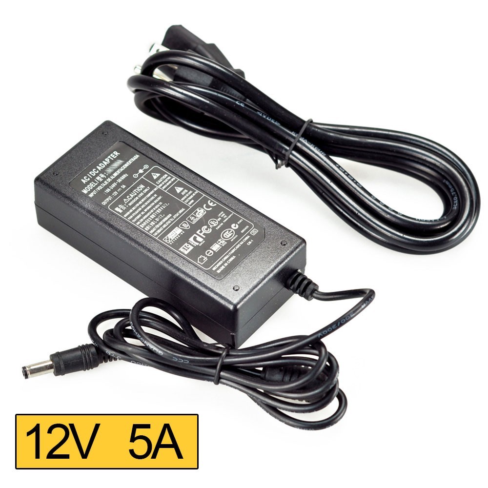 Power Adapter Supply 12V 500mA 1A 2A 3A 5A 6A 8A 10A 5.5/2.1 DC Power Plug lot