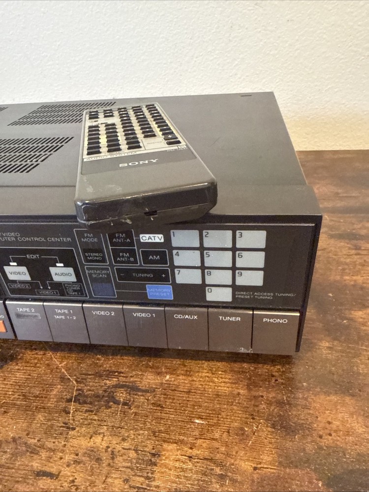 Sony STR‑AV460 Stereo Receiver — W / Remote Bundle Excellent EUC — Fully Tested