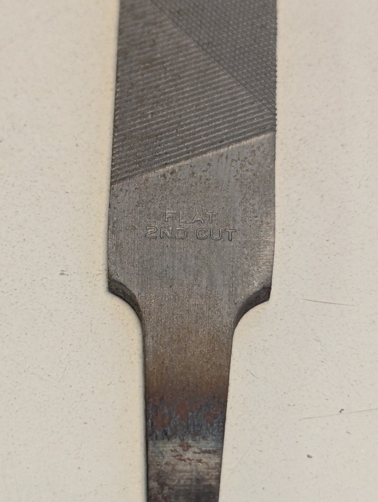 NICHOLSON 6" AMERICAN PATTERN DOUBLE CUT FLAT SECOND CUT FILE USA