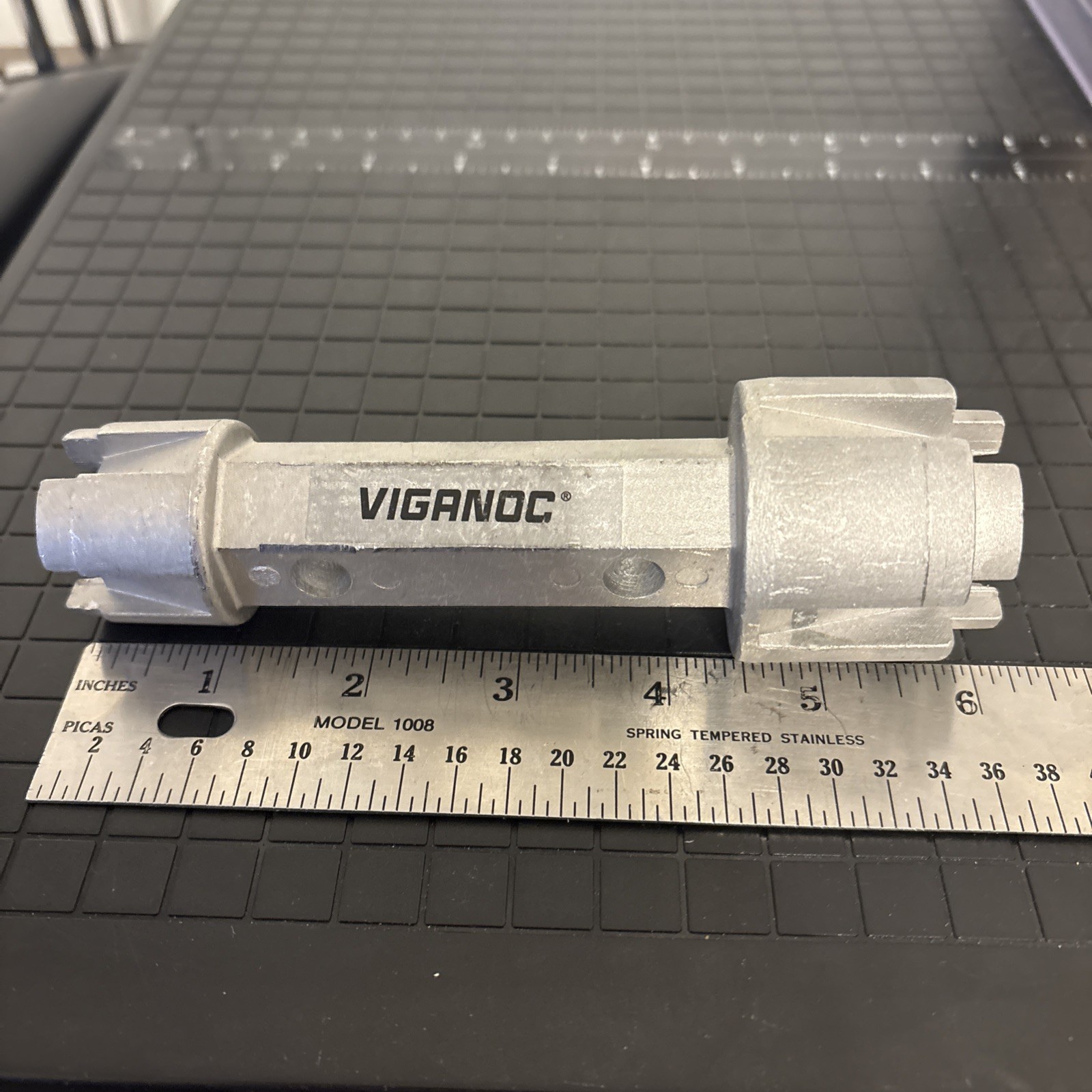 Viganoc Double End Durable Aluminum Alloy Tub Drain Remover Wrench