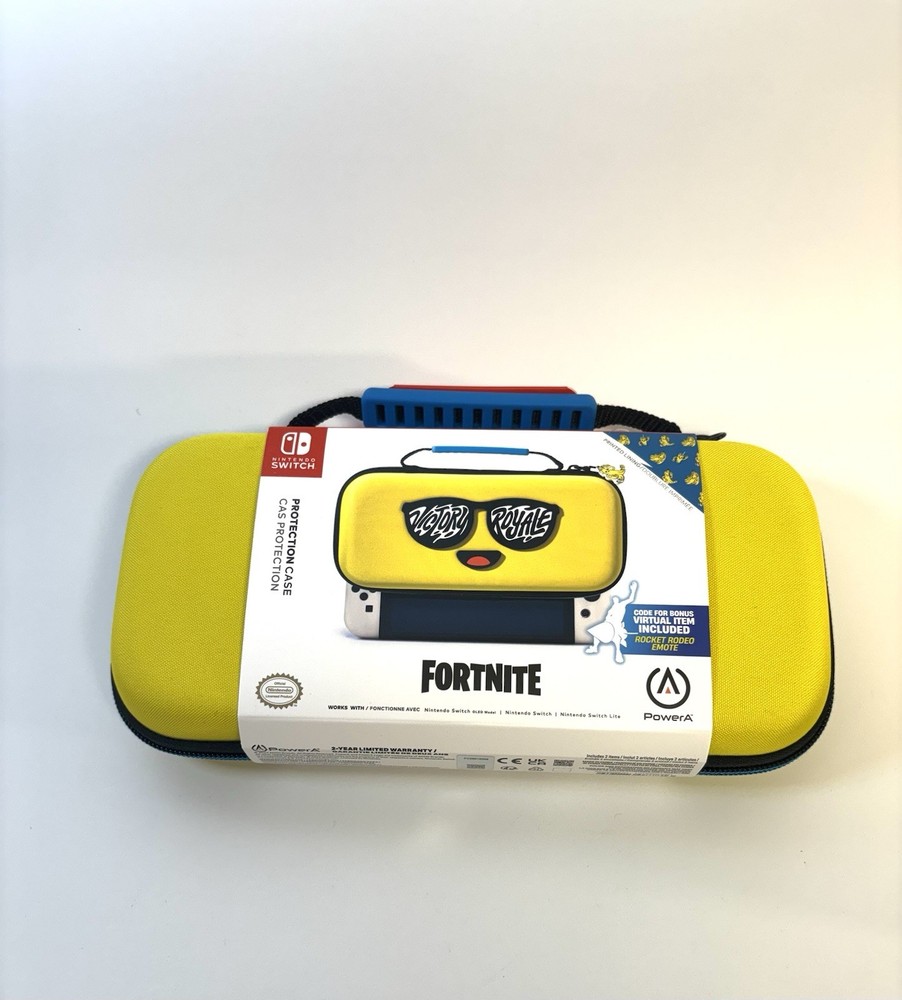 Fortnite Nintendo Switch Bundle Controller Case & Wired Earbuds PowerA NEW