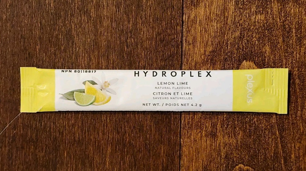 Plexus Hydroplex Electrolyte Drink Mix Lemon Lime New 30 Single Serve Packets