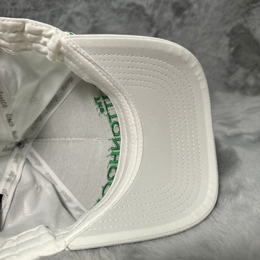 Duece Hat White The Button Hook Snapback Casual Adjustable Golf Golfer