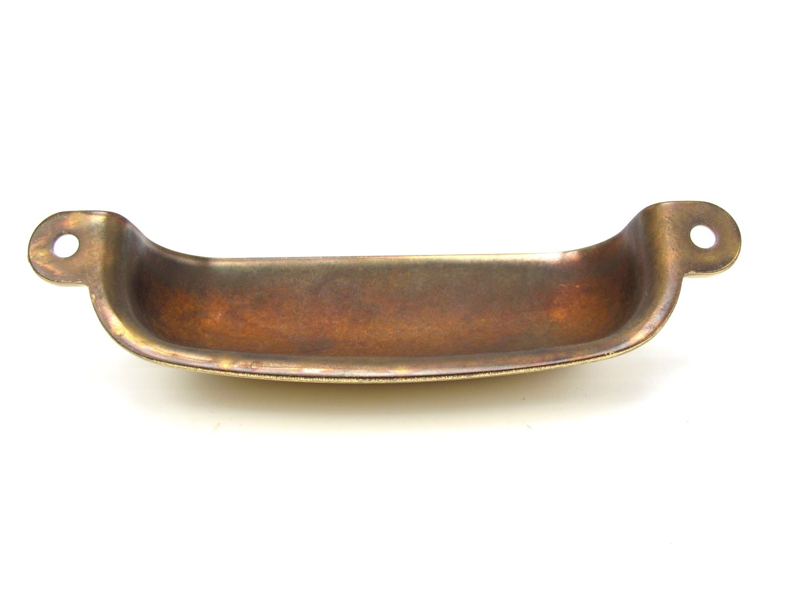 (SALE) Heavy Duty POLISHED - SOLID BRASS - 4" PULL HANDLE KNOB w/SCREWS - (NEW)