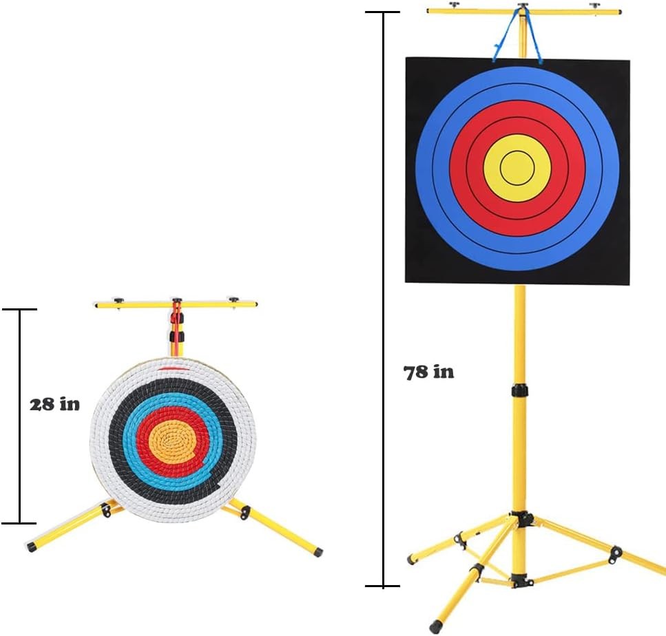 Backyard Archery Target Stand – Adjustable, Foldable, Free Shipping