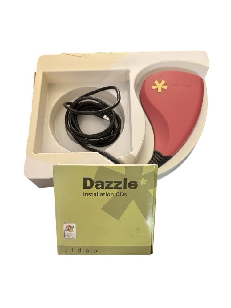 Dazzle DVD Recorder USB Video Capture Software with Installation CDs