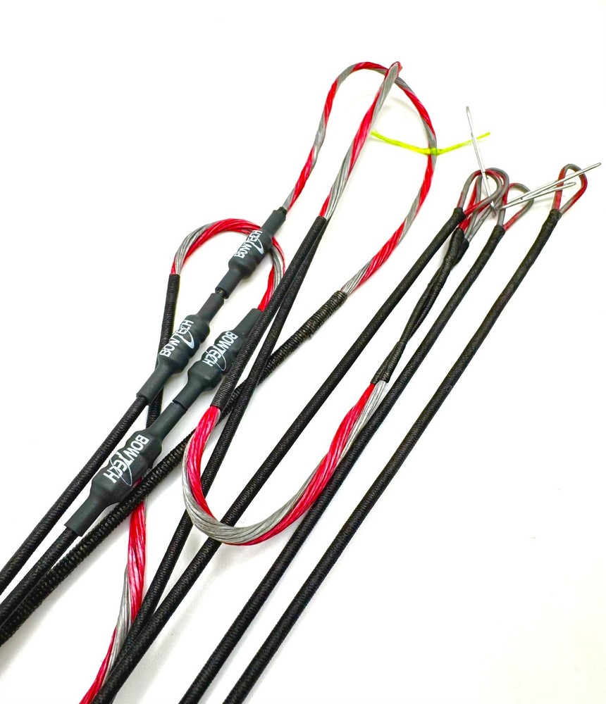 Bowtech RPM 360 (Red & Silver) OEM String & Cable (Full Set)