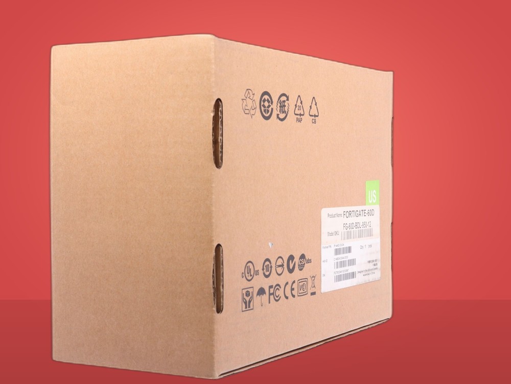 Fortinet FortiGate-60D Network Firewall FG-60D-BDL-950-12