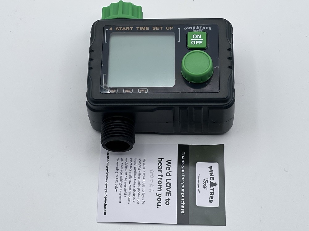 Programmable Water Timer for Garden Hose Pine Tree Tools Hose Timer