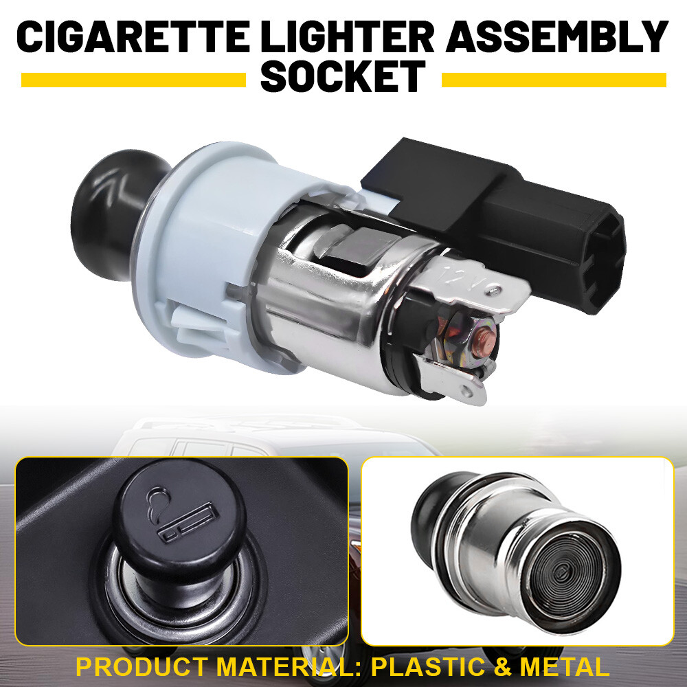 Cigarette Lighter Assembly Socket Element & Bezel For Toyota Corolla/Lexus/Scion