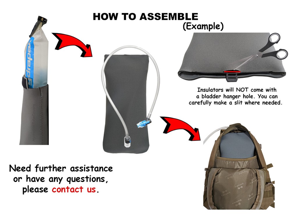 Bladder Insulation for Hydrapak Water Bladder - Reservoir