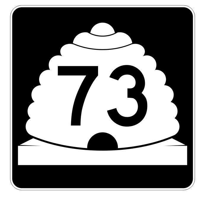 Utah State Highway 73 Sticker Decal