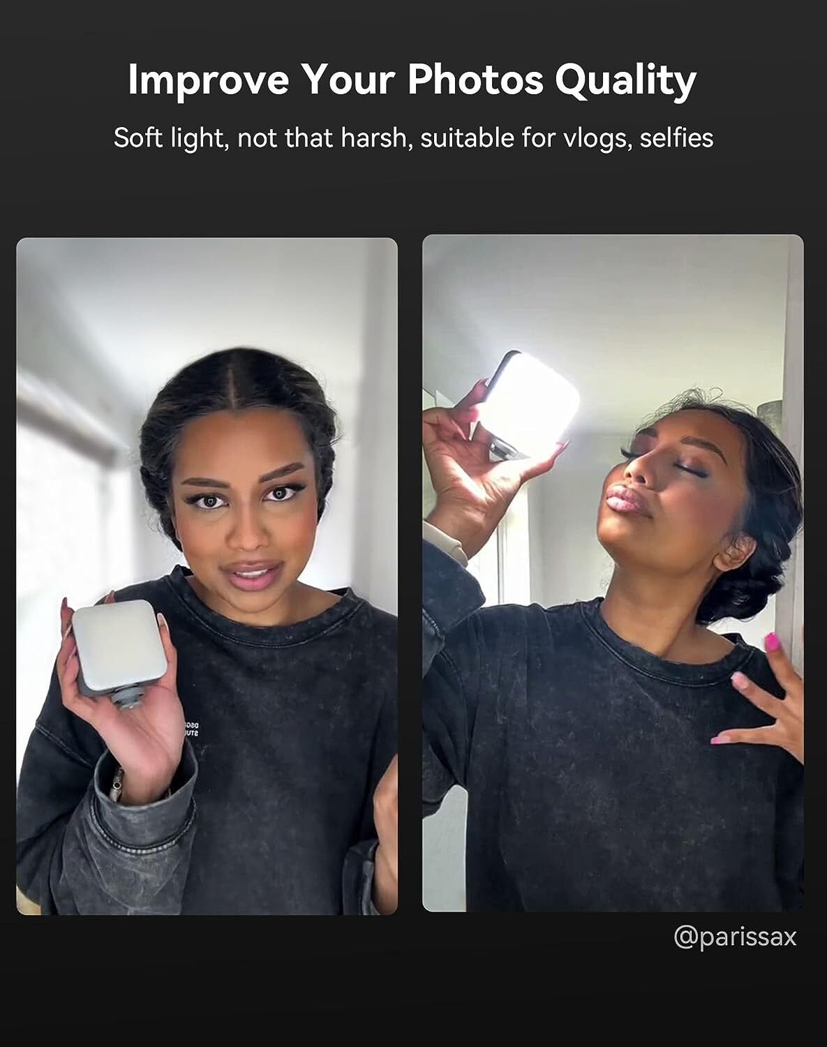 SmallRig P96 Mini Video Light, LED Camera Light With 2200mAh Battery -Outlet