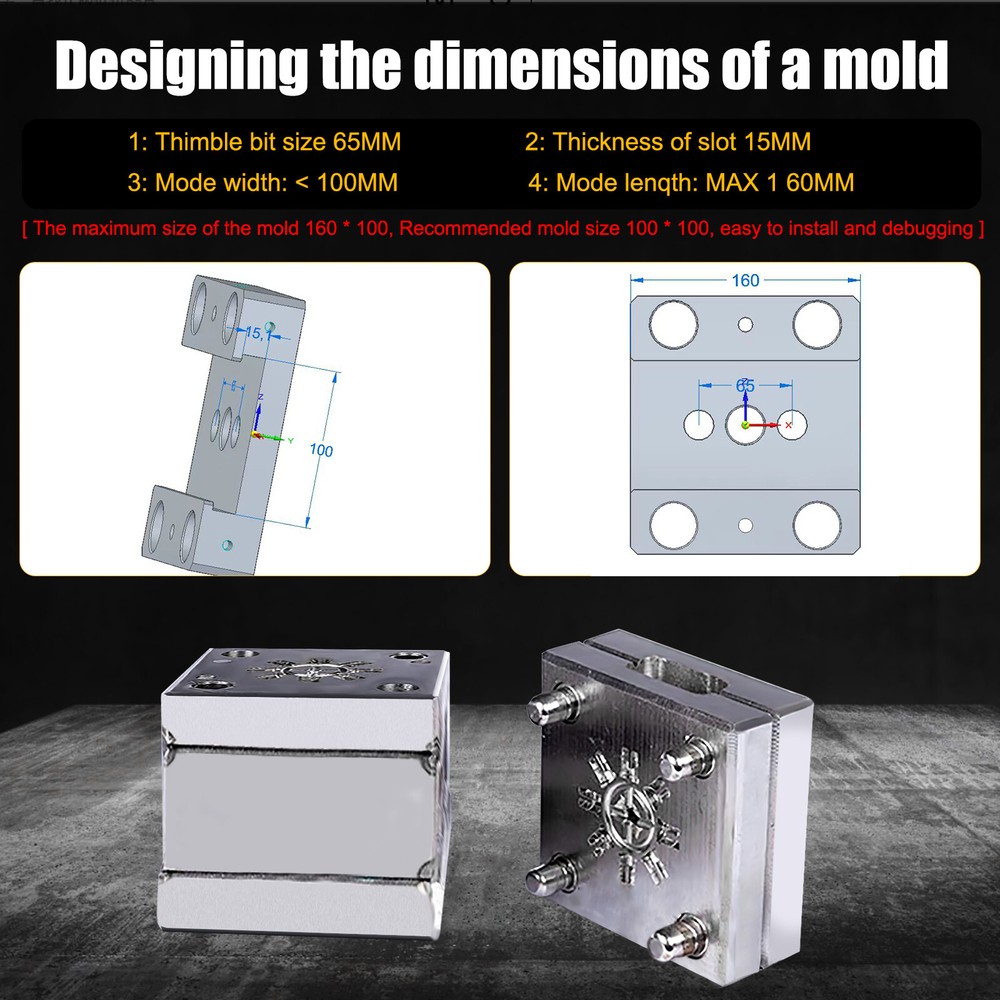 3T Injection Molding Machine Automatic Plastic Processing Mold Machine 220V/110V
