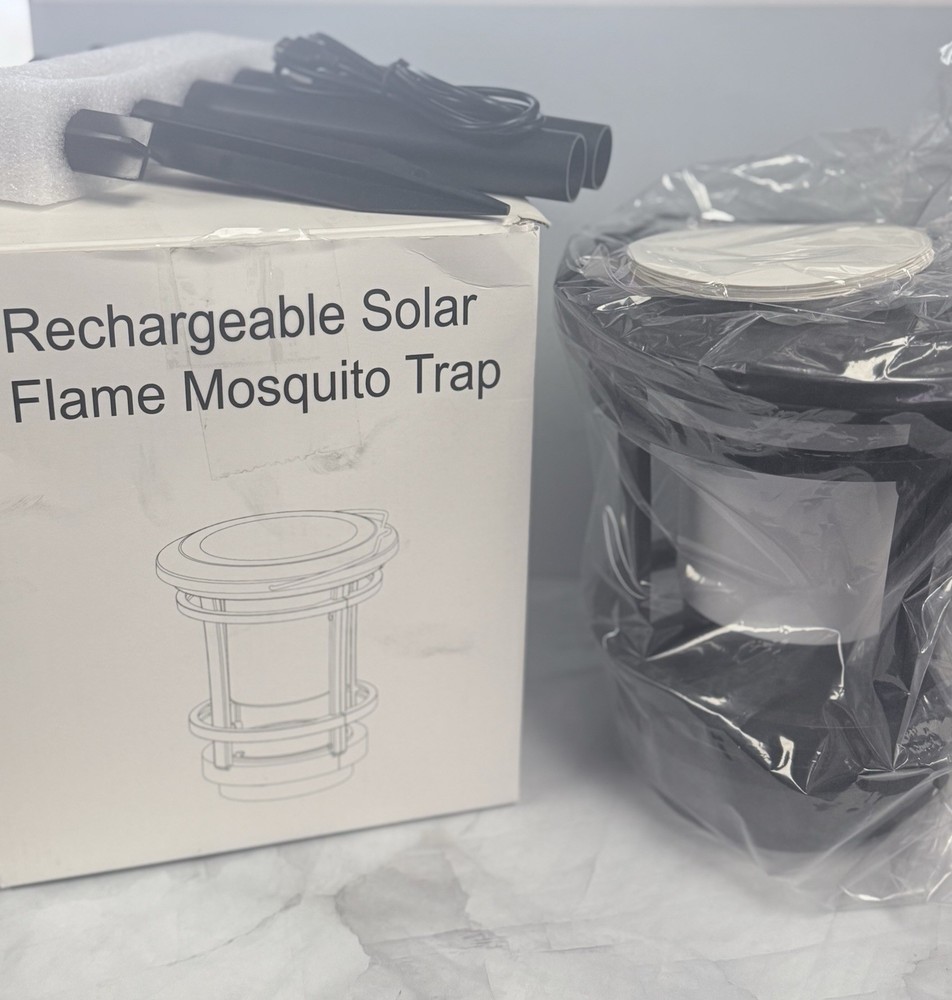 rechargeable Solar Flame Mosquito Trap