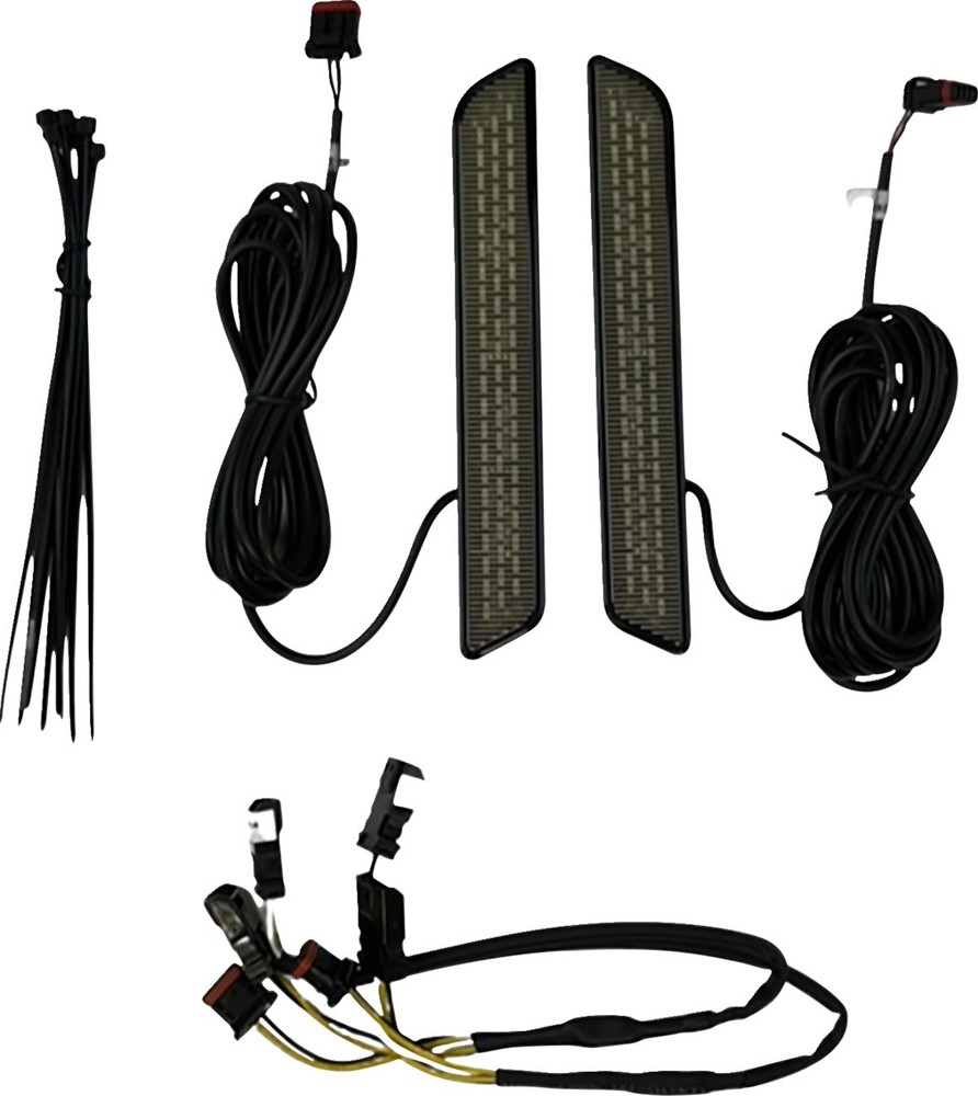CUSTOM DYNAMICS CD-FORK-LRST-SB LED Fork Reflector - Smoke