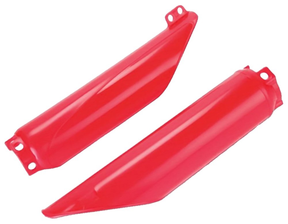 UFO Red Plastic Front Fork Slider Protectors (HO03672-067)