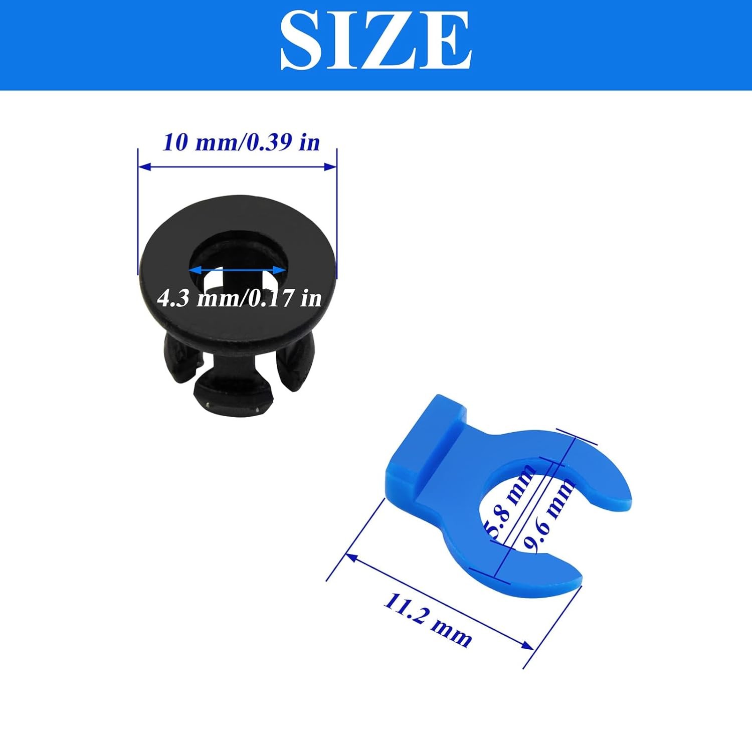 20PCS Bowden Tube Coupler Collet Clamp Clip and Set...