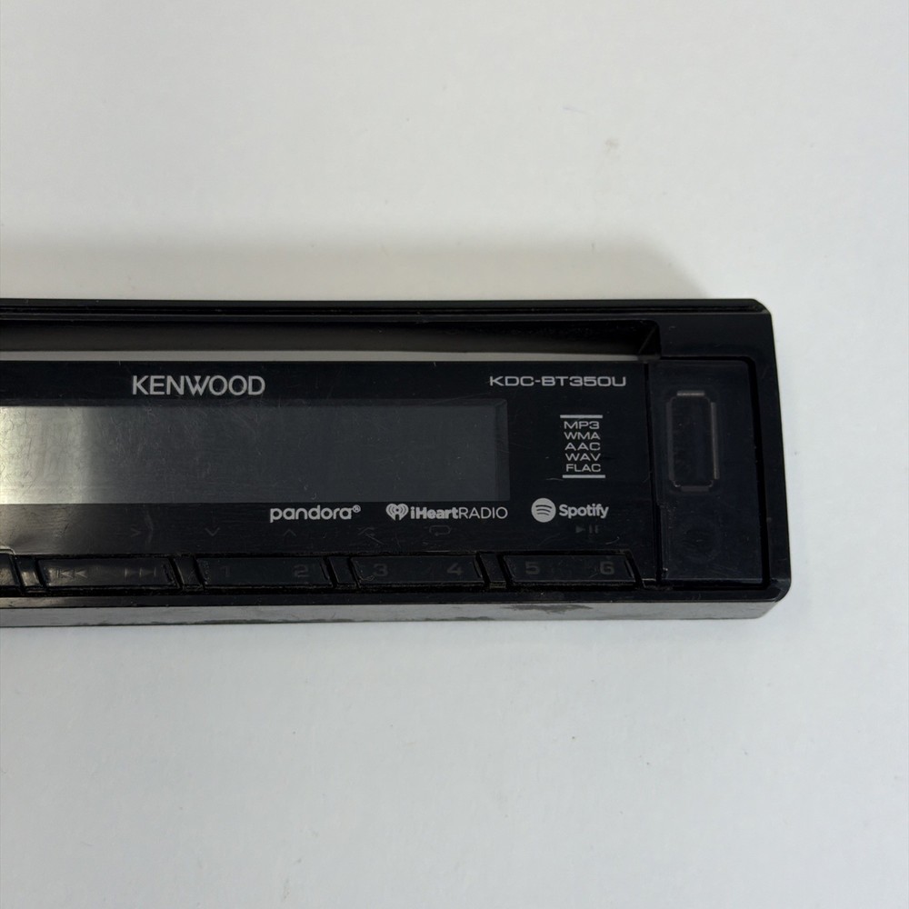 Kenwood KDC-BT350U Faceplate Only OEM Replacement Panel Bluetooth