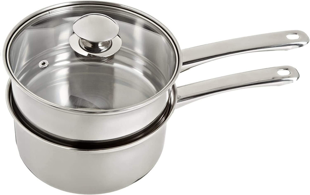 3-Piece Stainless Steel Boiler Set, 2.5 Quart Cookware
