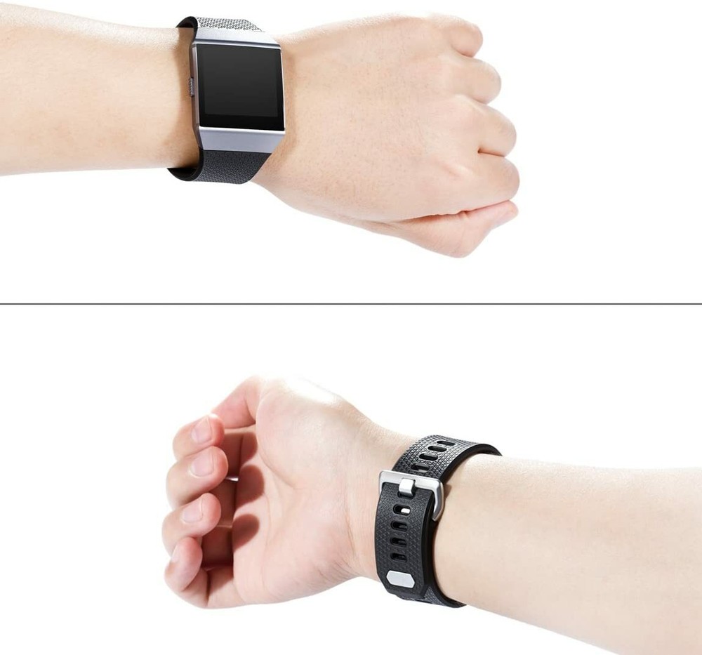 Replacement Silicone Rubber Classic Band Strap Wristband For Fitbit Ionic Watch