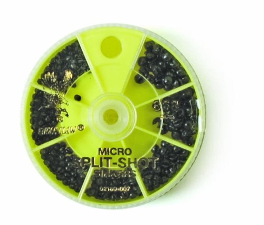 Eagle Claw Micro Split-Shot Assortment, 368-Piece, Silver