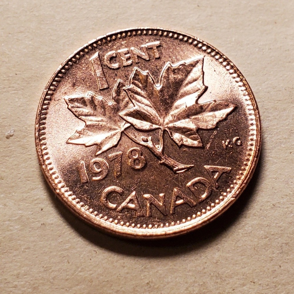 CANADA 1978 One Cent Penny * BU *