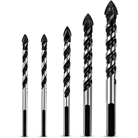 Set 5 multipurpose drill bits for ceramic and glass Valex