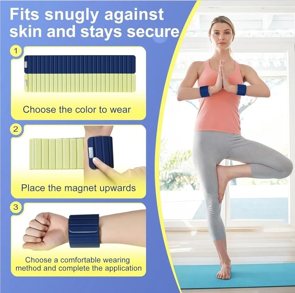 Wrist Weights, Ankle Weights 2 Pack (1.1LB Each)–Stackable Magnetic