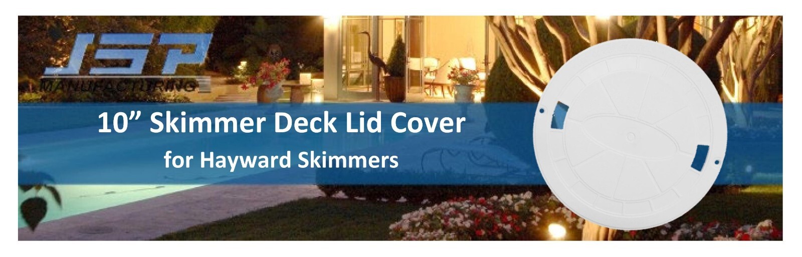 Aftermarket Skimmer Deck Lid Cover for Hayward Swimming Pool SP1070C SPX1070C
