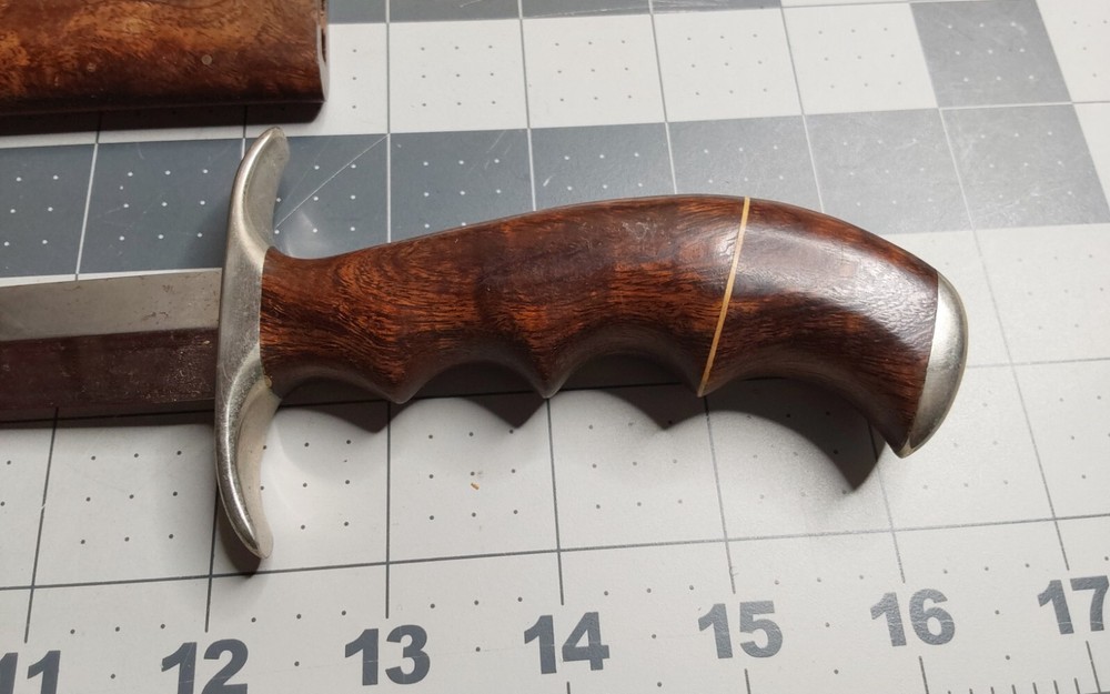 1983 '83 Tudor Custom Made Fixed Leather Boot Knife