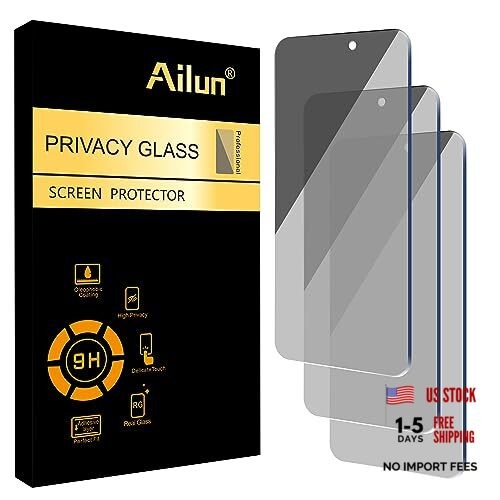 Privacy Screen Protector for iPhone 16 / iPhone 15 / iPhone 16/15/15 Pro