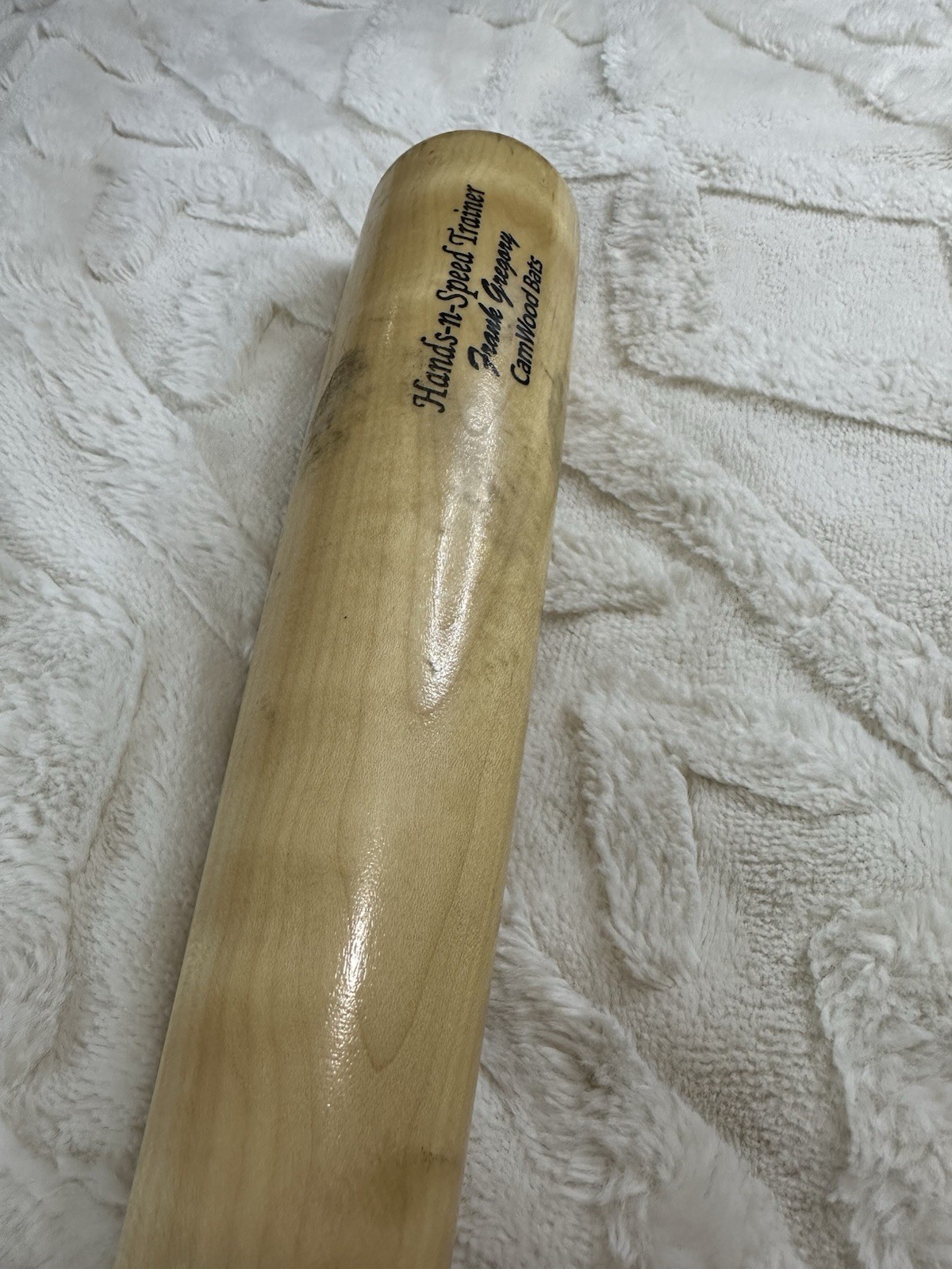 Cam Wood Training Baseball Bat (33.5”, 45 oz) Hands-n-Speed Trainer