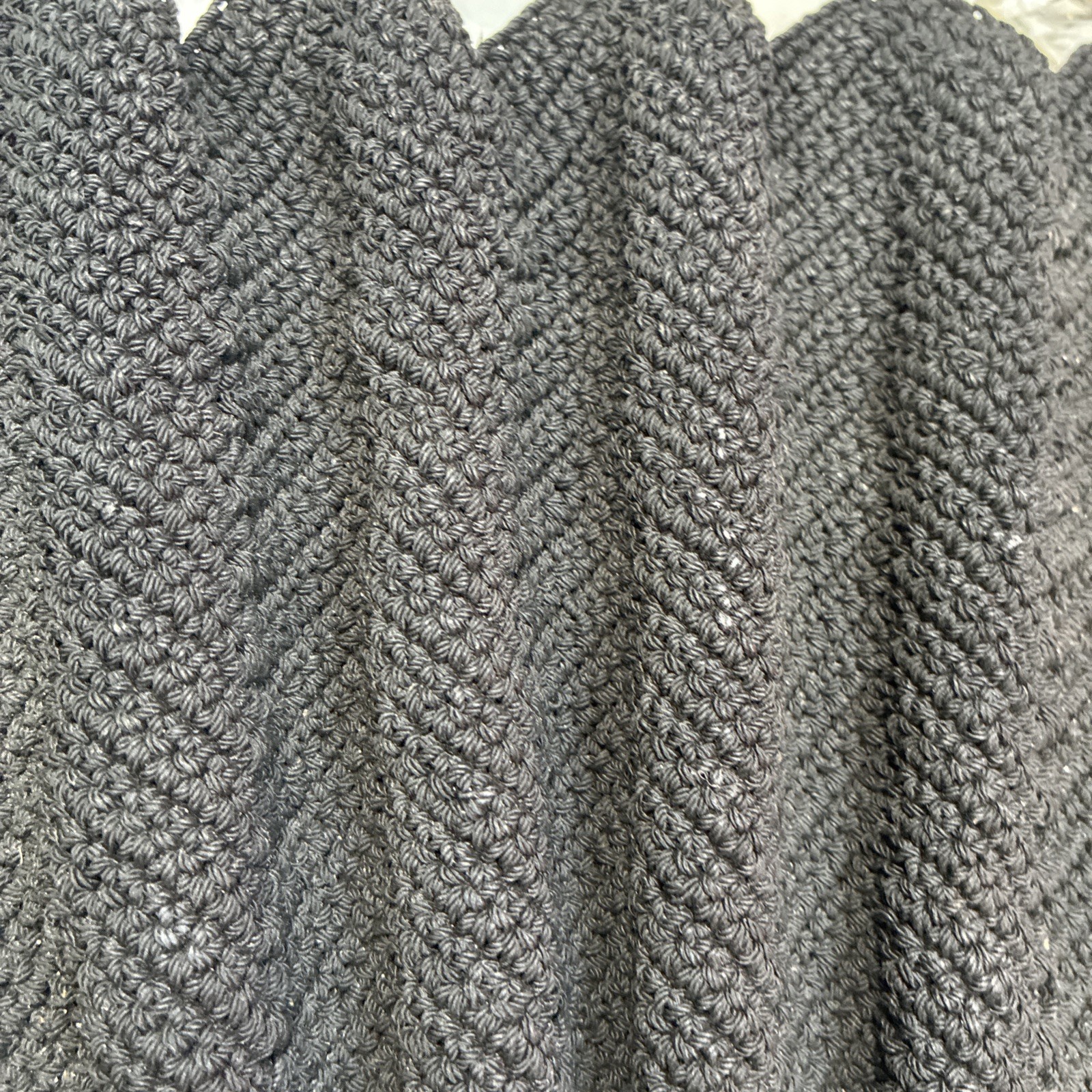 1930s Art Deco Crochet Handbag Clear Lucite Style Handle Provenance Depression