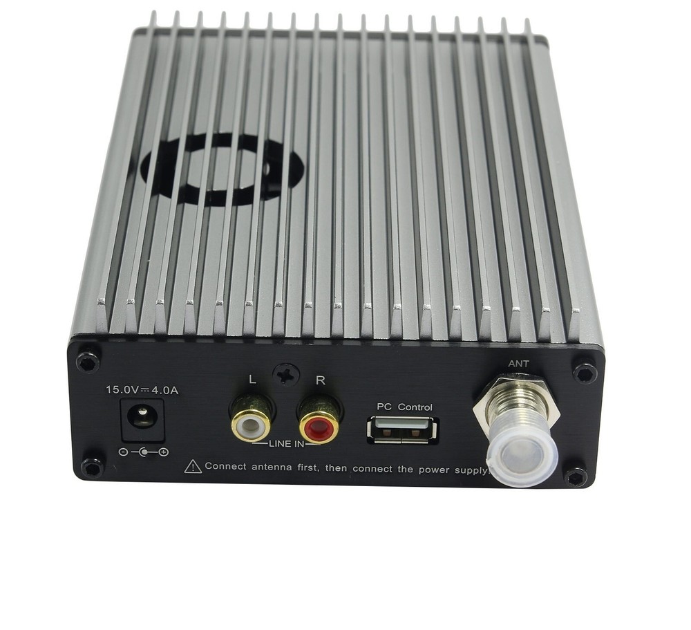 CZE-15B Wireless FM Transmitter Stereo Broadcast Radio with Power Adapter