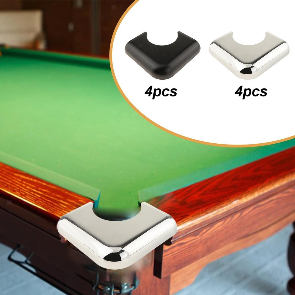 4Pcs Pool Table Corners Covers Billiard Table Corner Caps