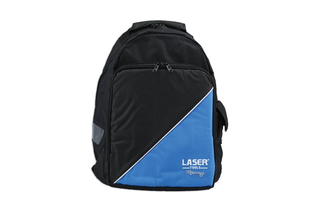 LASER 6591 Racing Tool Back Pack Adjustable Wide Shoulder Straps Zip Pockets