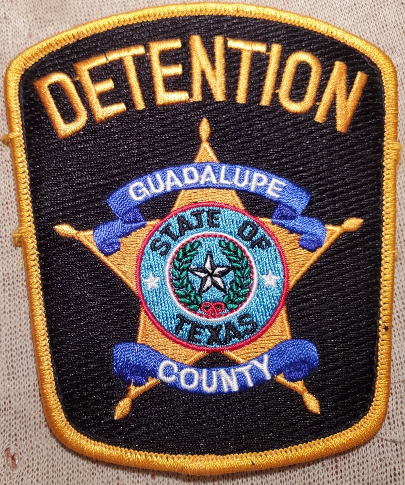 TX Guadalupe County Texas Detention Sheriff Shoulder Patch