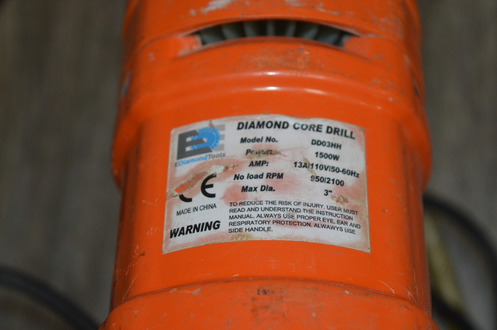 EDiamond Tools DD03HH Diamond Core Drill